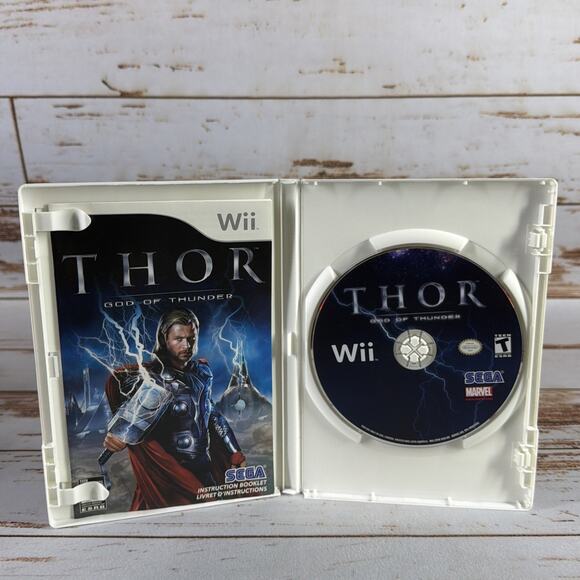 Thor: God of Thunder Nintendo Wii 2011 Complete w/Manual Tested - Picture 2 of 5